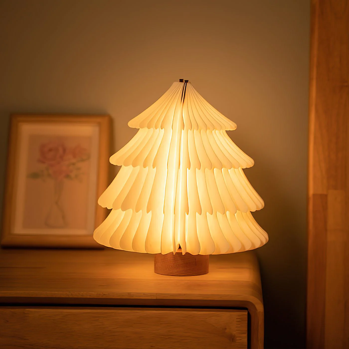 Xmas Tree Fold Table Lamp - Image 2