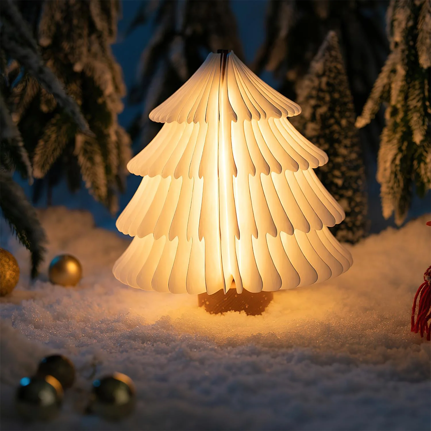 Xmas Tree Fold Table Lamp - Image 5