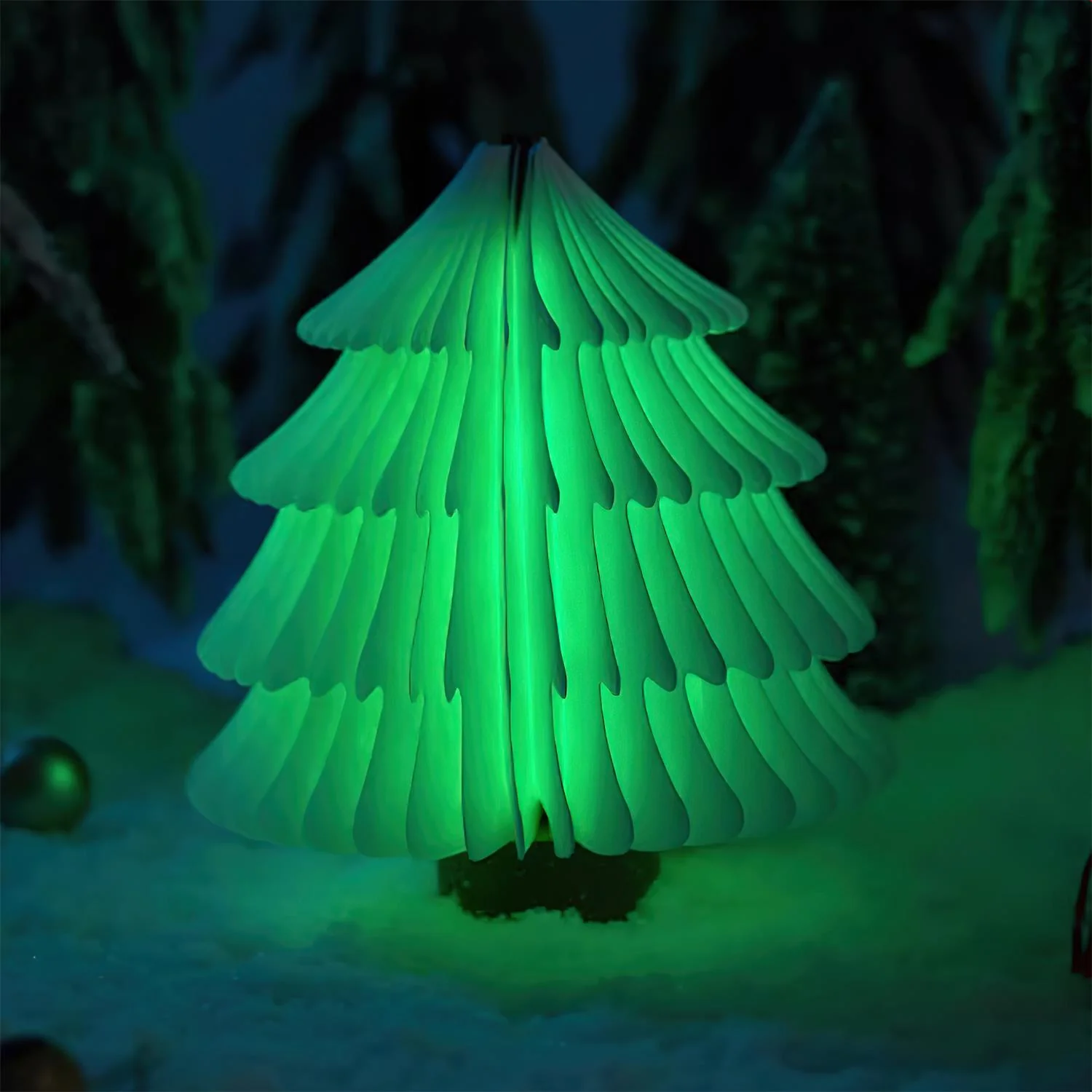 Xmas Tree Fold Table Lamp - Image 8