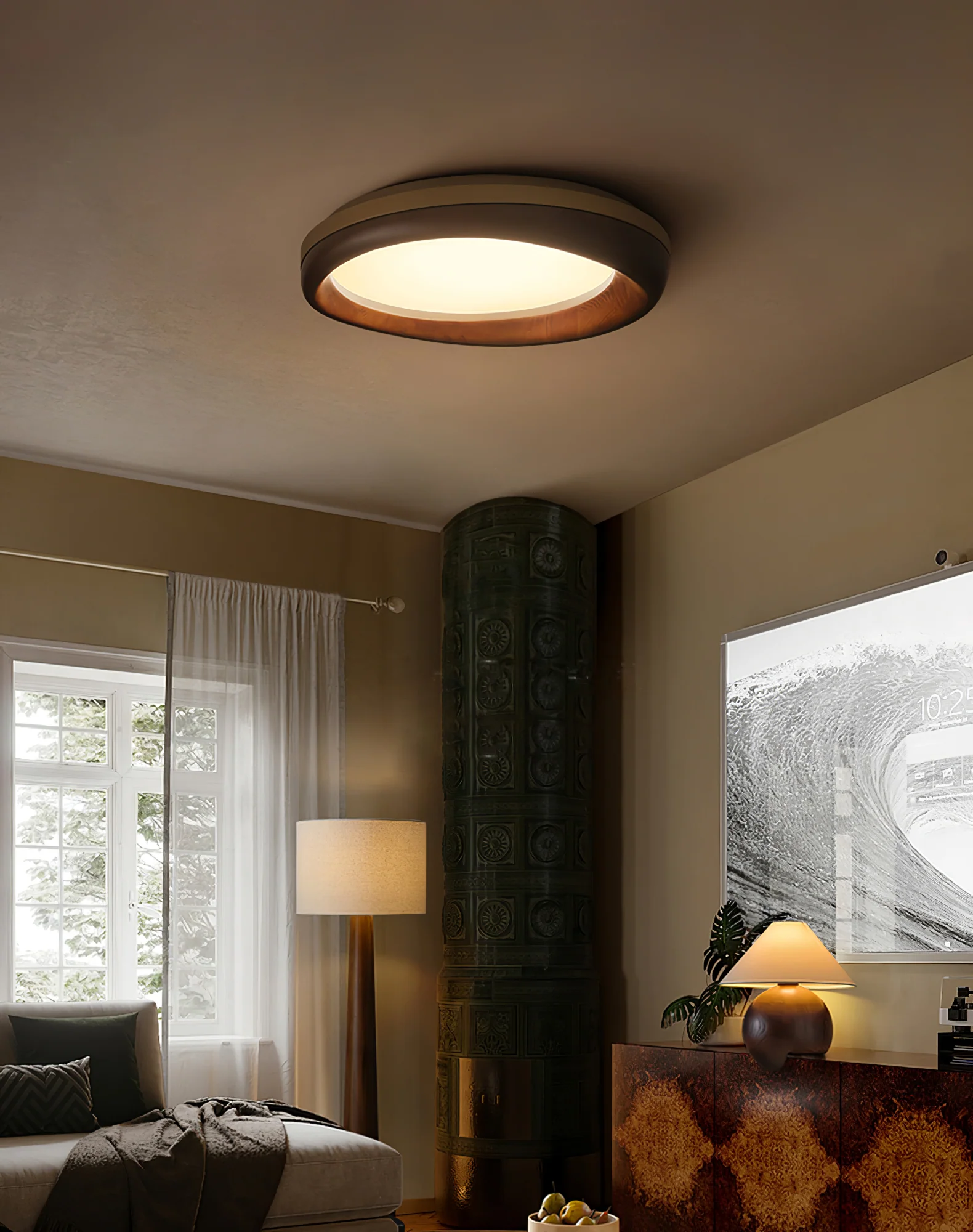 Zenova Wood Ceiling Light - Image 14