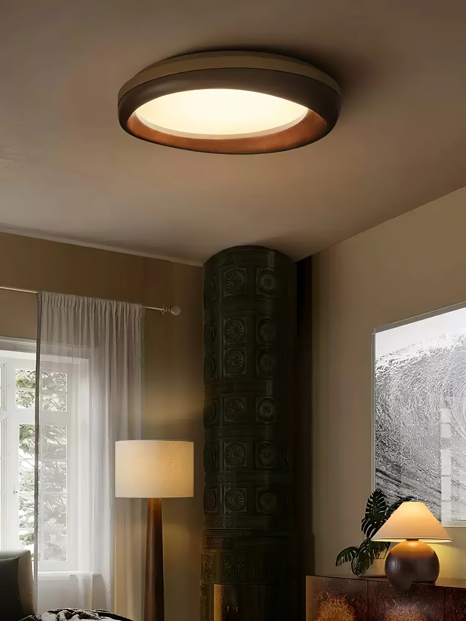 Zenova Wood Ceiling Light - Image 15