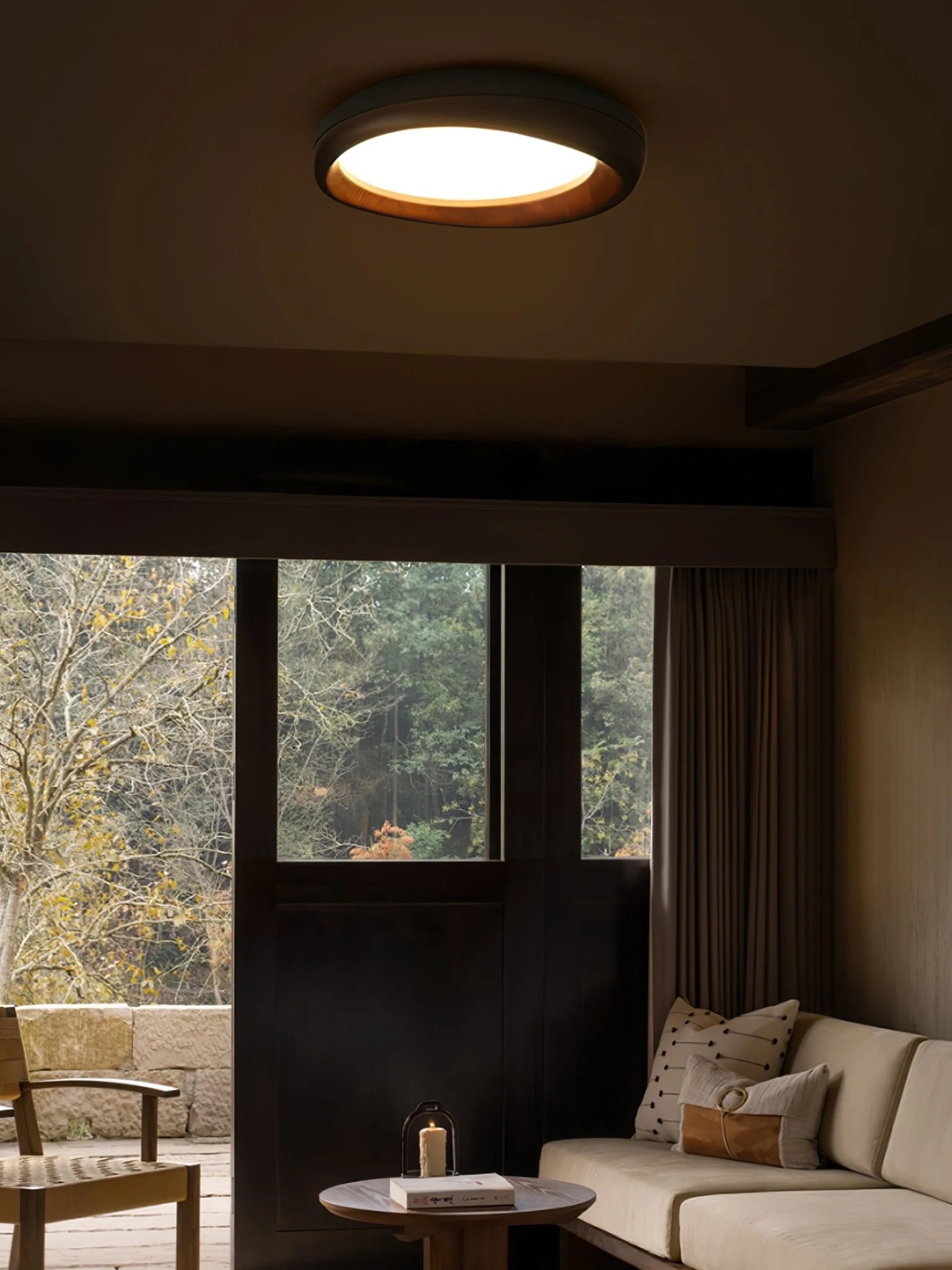 Zenova Wood Ceiling Light - Image 4